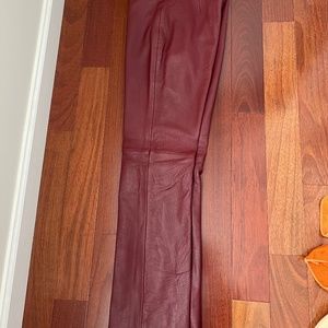 For Joseph burgundy leather pants- BnWT